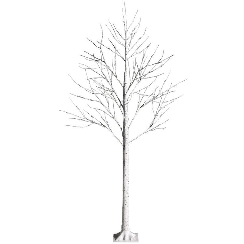 Arbre de Noël 72 po H blanc avec 96 lumières DEL