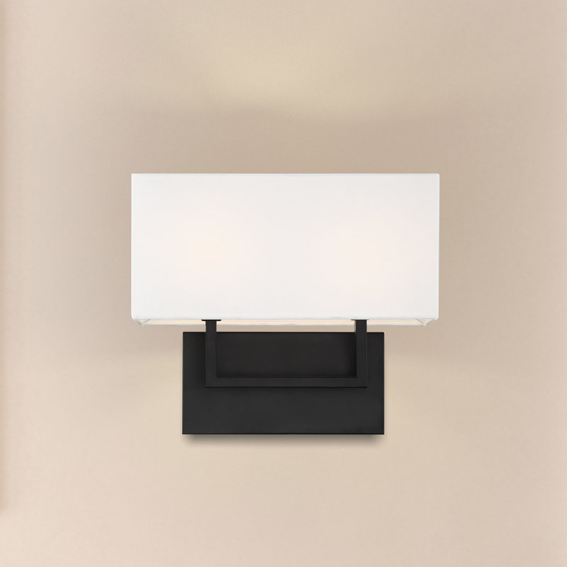 Éclairage de salle de bain à intensité variable 2 lumières Vosselare, Bronze vieilli