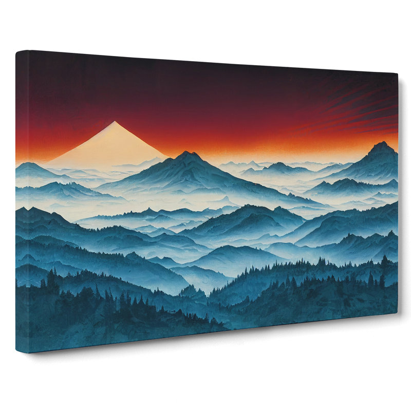 Seductive Mountain Forest - Wrapped Canvas, 35cm H x 50cm W x 3cm D