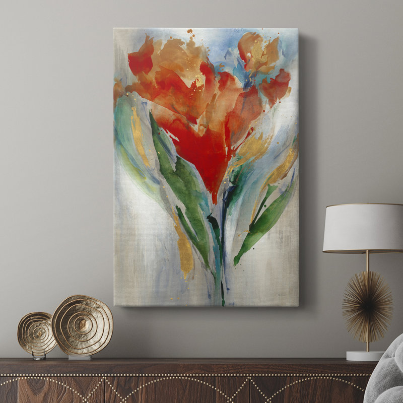 Bouquet de fleurs sauvages - galerie Cavas sur mesure, 18" H x 12" W