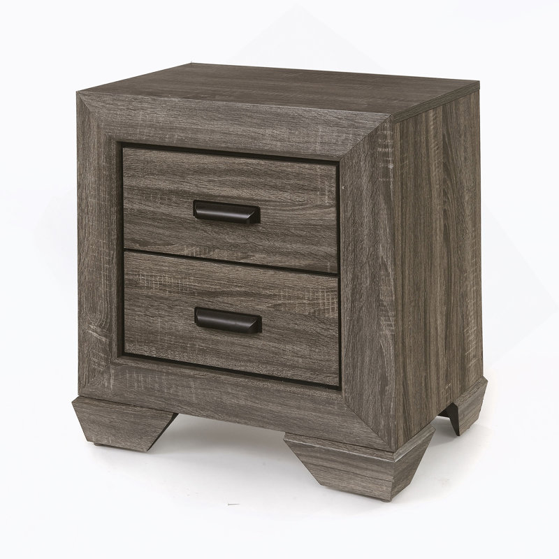Charmante table de chevet avec un savoir-faire traditionnel et des matériaux modernes, idéale pour le rangement au chevet et l'élégance de la chambre à coucher