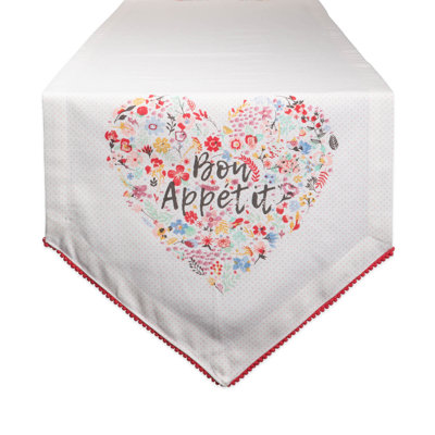 Wickstrom Apronetit Sleur Heart Table Runner