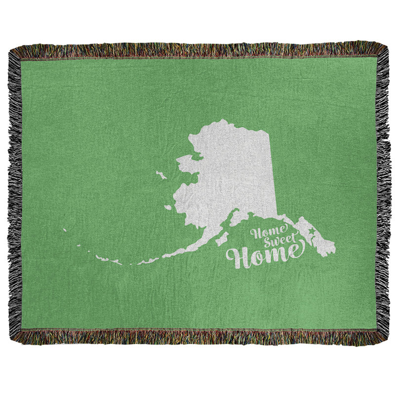 Jeté en coton tissé juneau doux, l 37 po x L 52 po, Vert