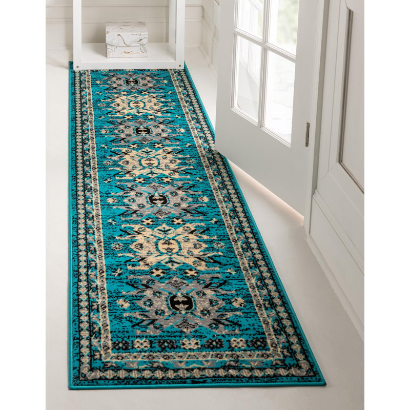 Eesi Oriental Indoor Rug, Runner 2'7" x 10'