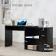 Bureau d'ordinateur en L-136281772