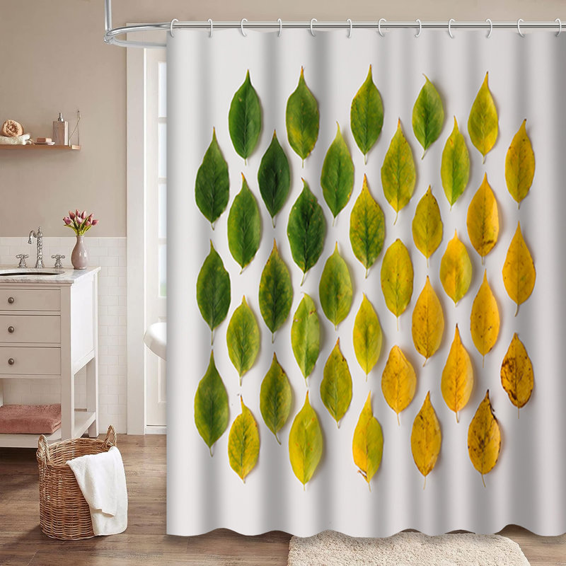 Rideau de douche à 12 crochets Sunflower, L 72 po x l 72 po