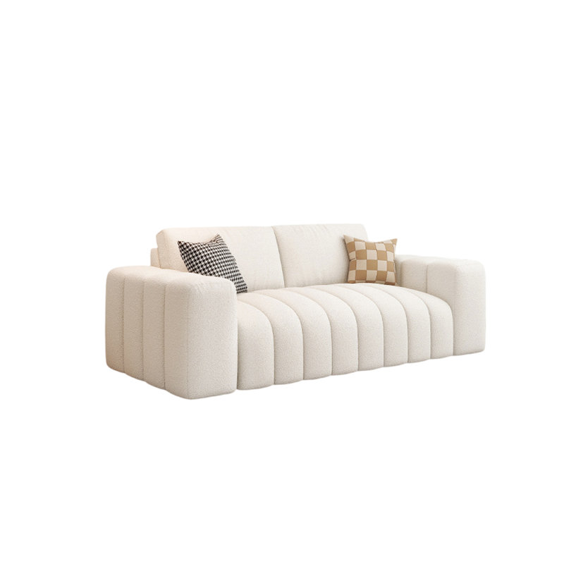 Canapé droit moderne, H 26,37 po x l 82,67 po x P 35,43 po