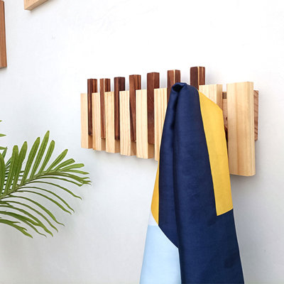 8 - Hook Wall Mounted Coat Rack