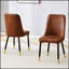 Ensemble de chaises de salle à manger en velours brun (ensemble de deux) avec pieds en métal pour plus de confort et de style-1335878226-1335878231-1335878228