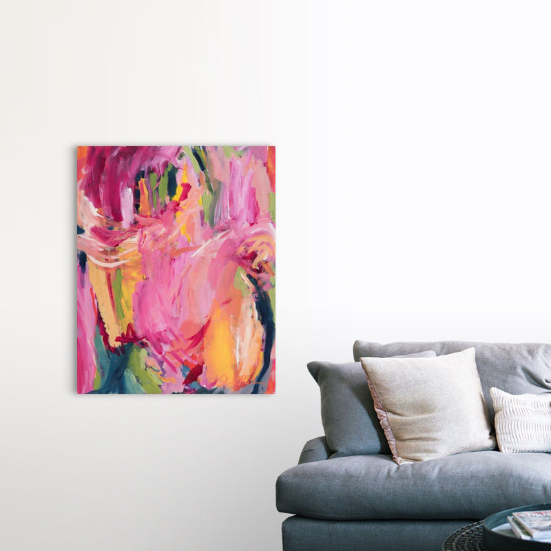 « Girly » par Amira Rahim, reproduction d’art sur toile, Toile tendue, H 45 po x l 36 po x P 1,25 po
