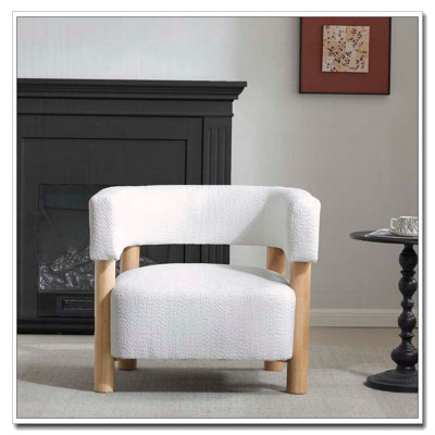 Fauteuil d'appoint rembourré Boucle