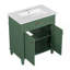 Meuble-lavabo de 30 po avec lavabo en céramique, porte à fermeture douce et tablettes réglables-782714436-782714437