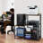 Printer Stand With Storage Shelf, 3-Tier Office Cart For Printer, Scanner, Fax, Books And Files, Space-Saving Home Office Organization Furniture, Sturdy Metal Frame