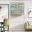 Armoire murale rétro à double porte en verre-1191277267