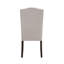 Chaise de salle à manger en lin (ensemble de 2)