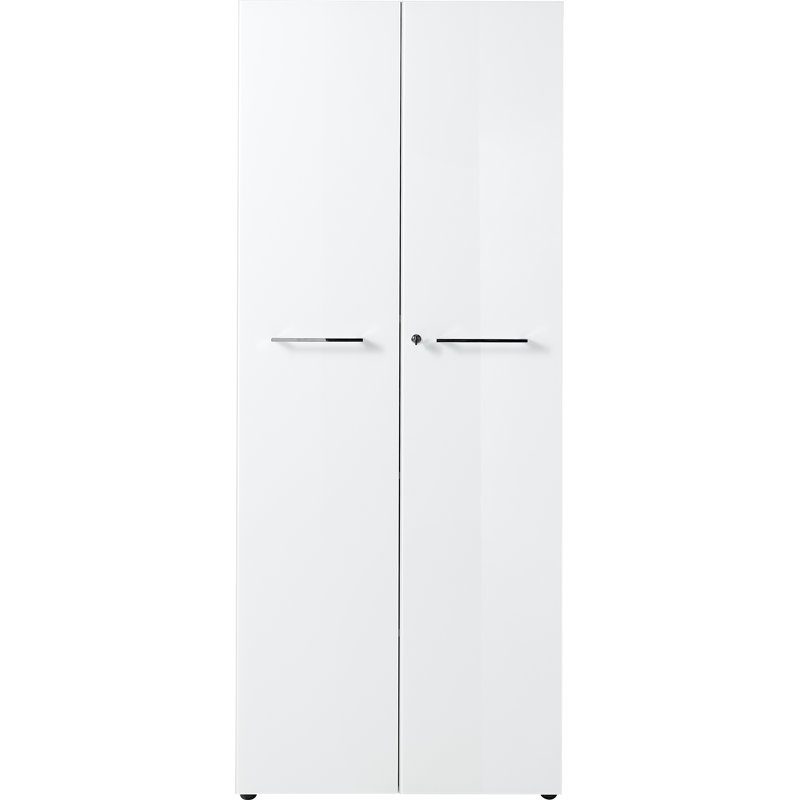 Jorgensen 2 -Door 4 -Shelf, White