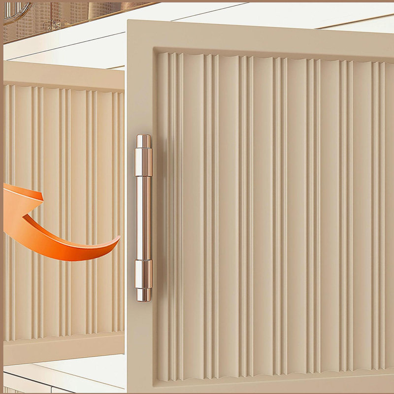Organisateur de garde-robe portable pour vêtements, 17 portes magnétiques, 17 cubes et 1 tringle, armoire de rangement pour garde-robe