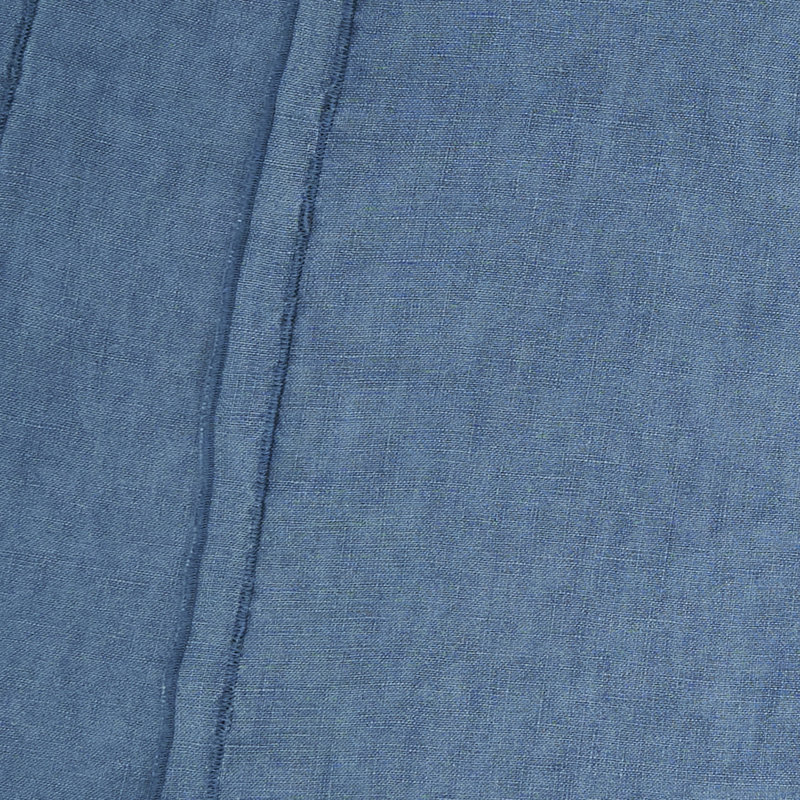 Stonewashed Overlock Edge Table Runner, Navy
