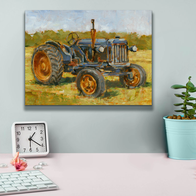 «August Rustic Tractors 3» par August Grove, H 12 po x l 16 po x P 0,75 po