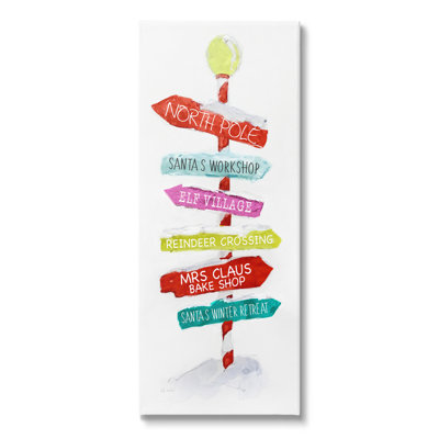 " Holiday Directional Sign " by Sally Swatland