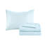 Literie pour lit simple TG avec draps - Motif médaillon bleu marine, tissu, grand édredon à bordure brodée et draps, mauve, taies décoratives brodées, lavable à la machine