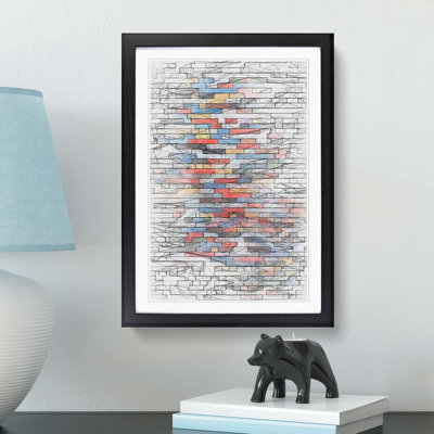 Toy Bricks in Abstract - Framed Print