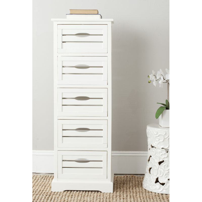 Holborn Solid Wood 41cm W 5 - Drawer Chest of Drawers