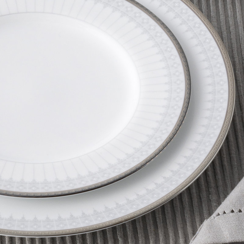 Noritake Silver Colonnade 5-Piece Place Setting, Service for 1