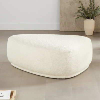 Adna 44'' Triangular Upholstered Ottoman
