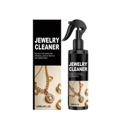 Jewelry cleaners 120ml Cleaner Solution Gold Silvers Cleaning Polishing And Brightening Care