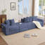 Canapé modulaire convertible 10-en-1, canapé d'angle, canapé-lit convertible au sol, velours côtelé, poche latérale, sans assemblage, bricolage, canapé modulaire en forme de L, 6 coussins-1487121978