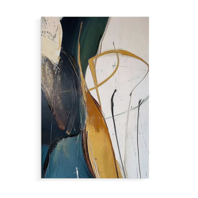 Série ABSTRACT DCIX - Impression sur toile seulement - NON CADRE, H 36 po x l 24 po