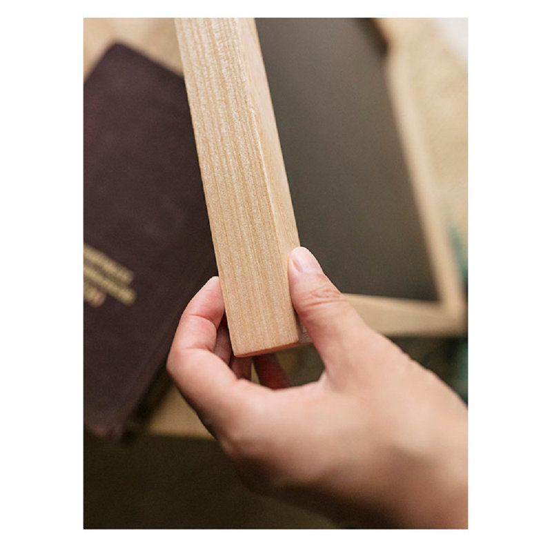 Magnetic Magnetic Chalk Board Chalkboard, 20.5" H x 14.6" W, Black