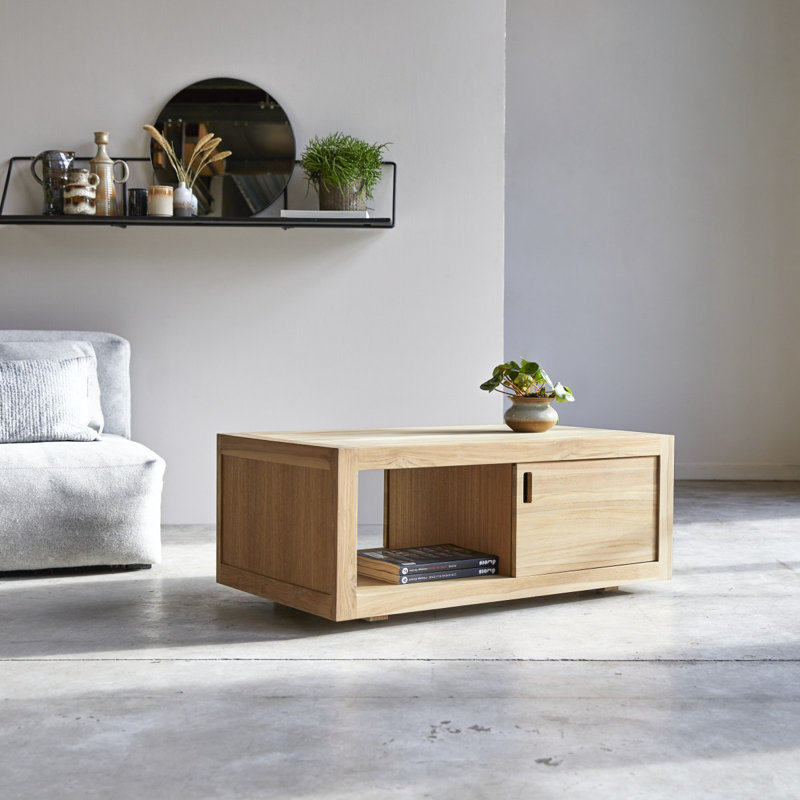 Solid Wood Four Leg Coffee Table