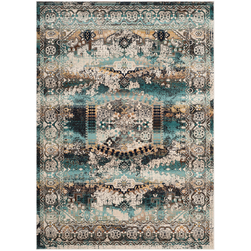 Wayne Performance Oriental Rug, Rectangle 6'7" x 9'2"