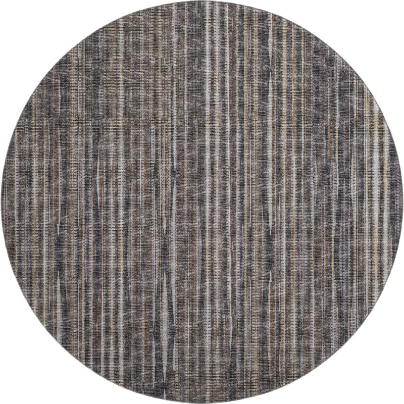  Premium Machine Washable Myalee AMF31 Rug, Round 8'