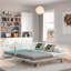 Metal Daybed With Led And Adjustable Trundle-603394874