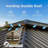 12'x20' Hardtop Gazebo Outdoor Aluminum Wood Grain Gazebos With Galvanized Steel Double Canopy-108990324-112577992
