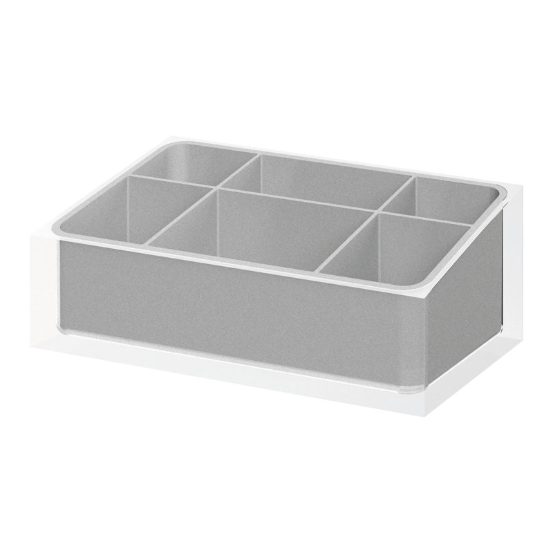Picard Plastic 6 Compartment, Silver