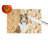 Sable Collie Heirloom Fall Glass Cutting Board