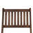 Wood 3 Bistro Patio - Folding Chairs & Coffee Table For Gardens, Backyards, Balconies, Porches, Elegant Brown Natural Stain Finish