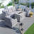Newcastleton 5 Seat Rattan Conversation Set