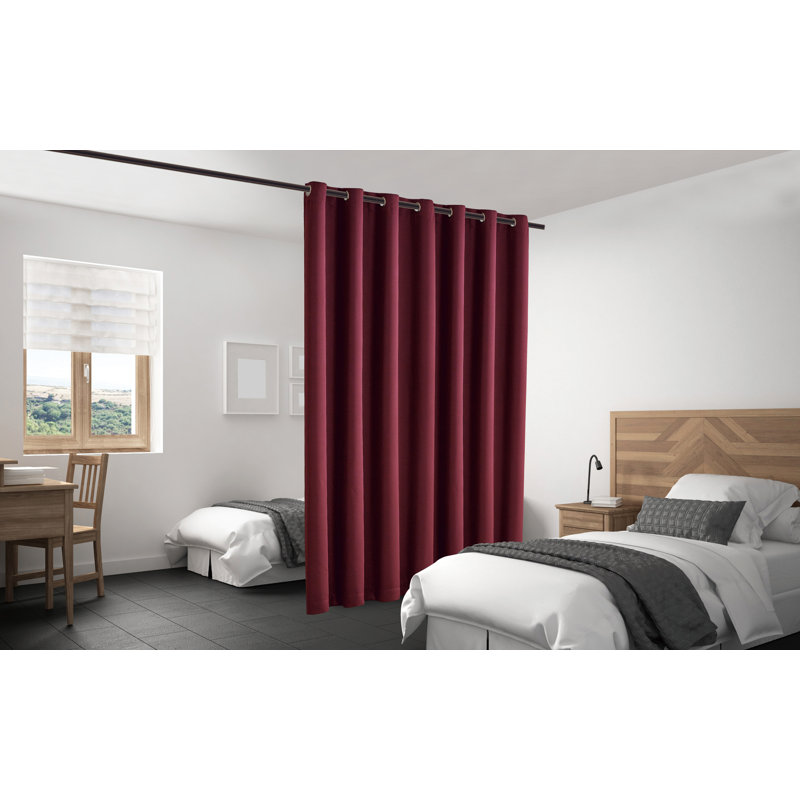 Rideau simple occultant et isolant Emillie, Bourgogne, L 180 po x L 108 po