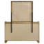 Commode 6 tiroirs en chêne avec miroir