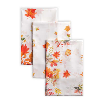 Maison d'Hermine Amarante 100% Cotton Kitchen Towel Set 3 - 20" x 27.5"