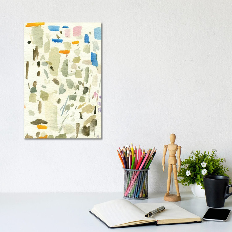 Strokes II by The Usual Designers - Wrapped Canvas Painting, 20.32 cm H x 30.48 cm W