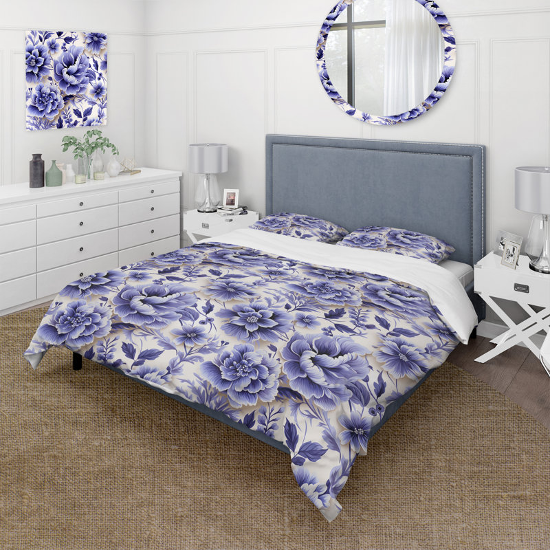 Ensemble de housse de couette Paisley, Housse de couette pour grand lit et 2 taies décor