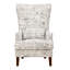 Fauteuil d'appoint Kegan avec clous chromés