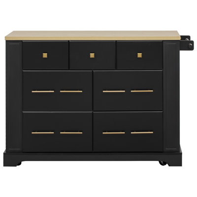 Kitchen Island With 6 Drawers