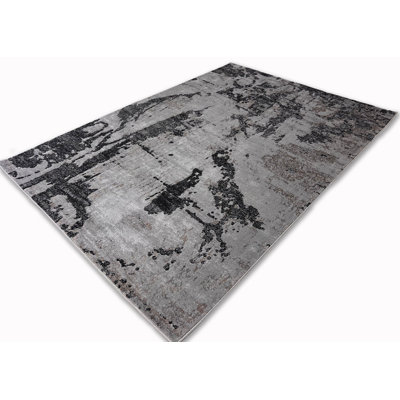 Tapis rectangulaire Donovyn avec envers antidérapant